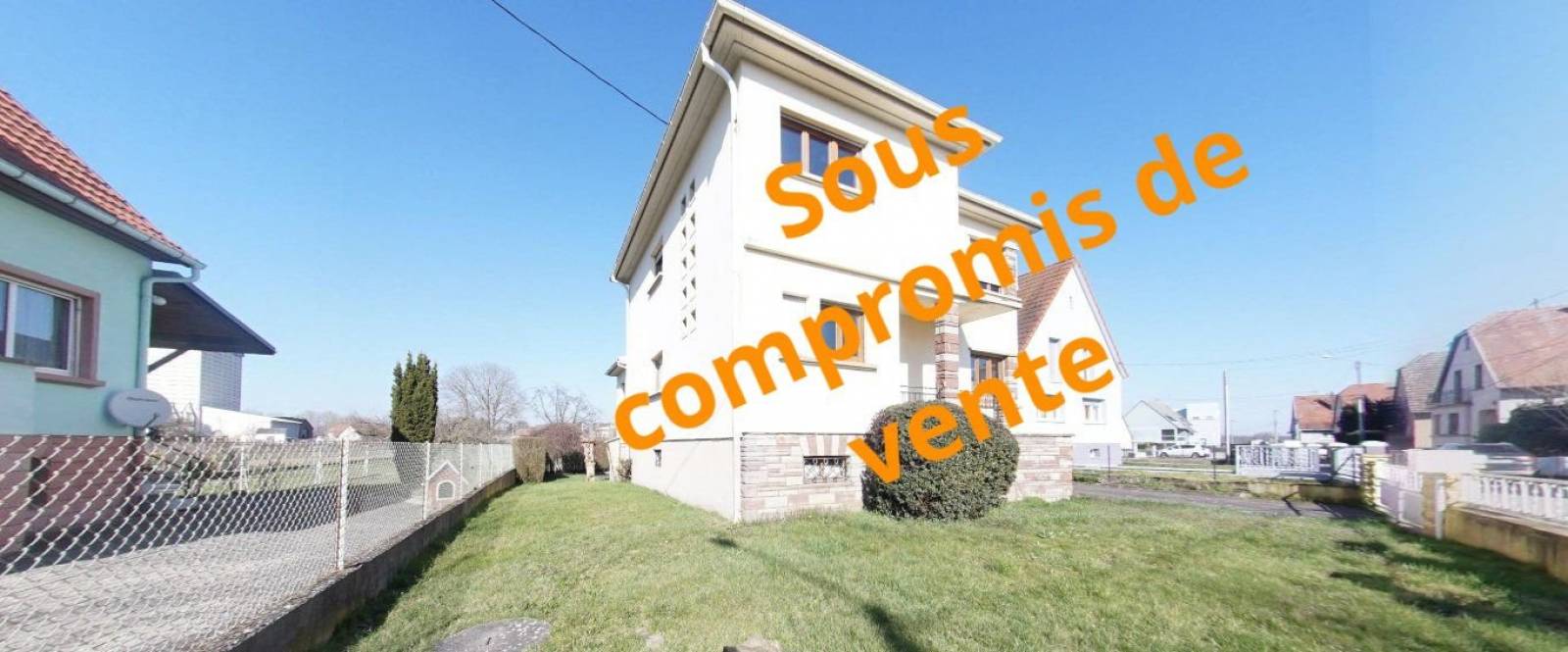 Maison à vendre avec un grand terrain secteur Strasbourg